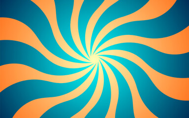 Green yellow light spiral background illustration. Groovy background. Waves, swirl, twirl pattern. Twisted and distorted vector texture in trendy retro psychedelic style. Y2k aesthetic