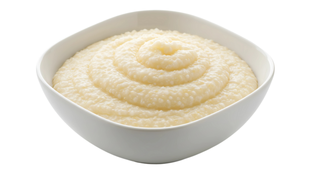Clam Chowder with Potatoes and Parsley Isolated on Transparent Background