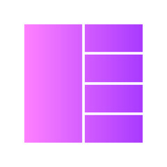 Fototapeta premium web gradient icon