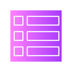 Fototapeta premium web gradient icon