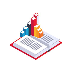 Book_with_Graph-Education-Data-Isometric-Chart