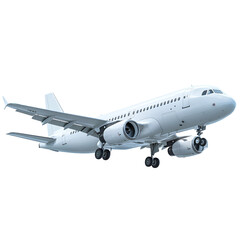 Obraz premium Modern airplane in flight commercial travel graphic