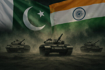 Pakistan India Conflict Military Tanks