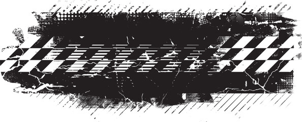 Grunge textured banner with rough edges. Speckled texture. Overlay grunge texture . Simply place texture over any object to create grunge effect . Banner with scratched surface for your design. 