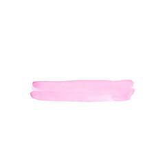 pink ink scribble on white background