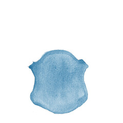 blue bath towel