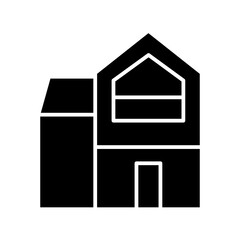 house glyph icon