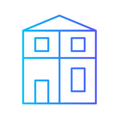 house gradient icon