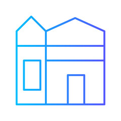 house gradient icon