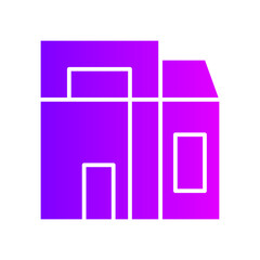 house gradient icon