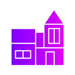 house gradient icon