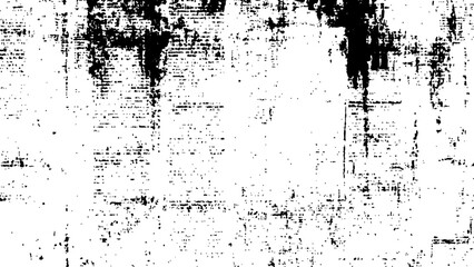 Newspaper with old grunge vintage unreadable paper texture background. Vector white and black newspaper paper grunge vintage old aged texture. 