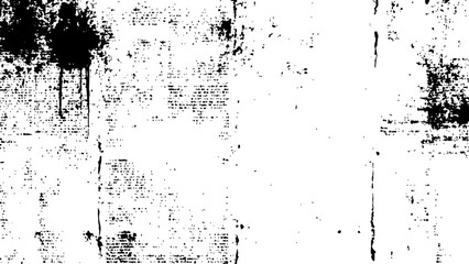 Newspaper with old grunge vintage unreadable paper texture background. Vector white and black newspaper paper grunge vintage old aged texture. 