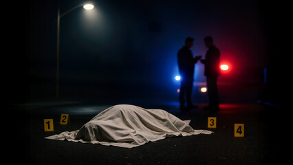 Crime Scene at Night