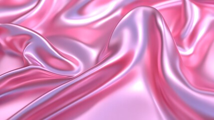 Obraz premium A close-up view of vibrant pink and lavender draped fabric.