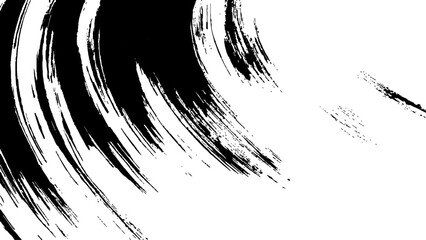 Fototapeta premium Grunge black and white urban vector texture. design brush strokes. Overlay texture. Faded black-white dyed paper texture. Sketch grunge design. Use for poster, cover, banner, mock-up, stickers layout.