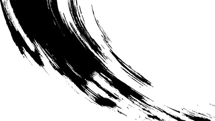 Naklejka premium Grunge black and white urban vector texture. design brush strokes. Overlay texture. Faded black-white dyed paper texture. Sketch grunge design. Use for poster, cover, banner, mock-up, stickers layout.