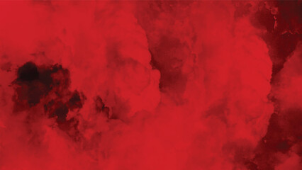 Vibrant Red Smoke Abstract Background with Dark Accents