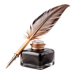 feather and ink