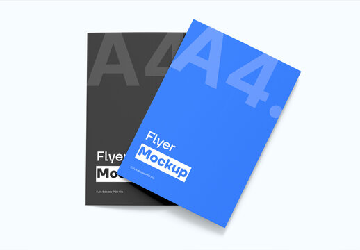 A4 Flyer Mockup