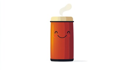 Cute cartoon coffee tumbler