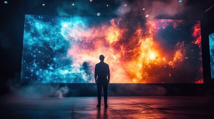 Cosmic display, awe-inspiring view