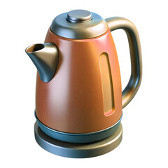 Modern electric kettle, kitchen appliance.