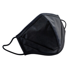 Naklejka premium Black face mask, isolated on white background