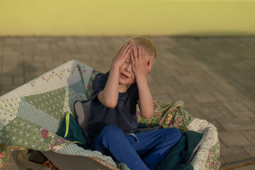 A child with autism engages in a calm and focused moment, reflecting the unique ways neurodivergent...