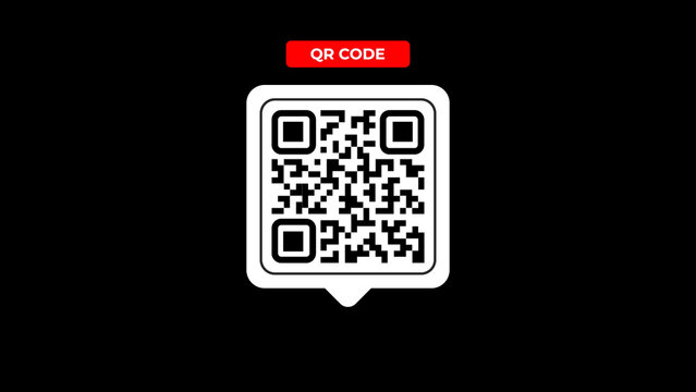 QR Code Stylish Modern Animation 5. 