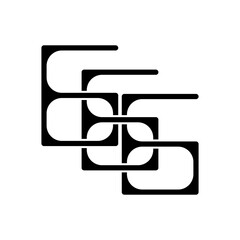 Number 666 vector design logo