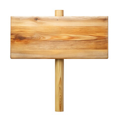 blank wooden sign