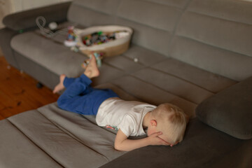 A child with autism engages in a calm and focused moment, reflecting the unique ways neurodivergent children experience and interact with the world. Autistic kids everyday life.