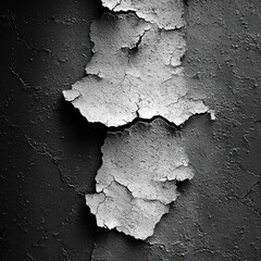 Obraz premium Cracked paint on a wall