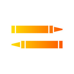 crayon gradient icon