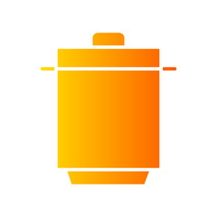 garbage gradient icon