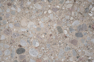 Top view of concrete surface texture