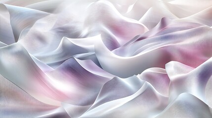 Obraz premium Soft Pastel Fabric Waves Texture.