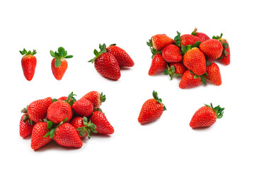 Strawberry. Fresh berries macro.