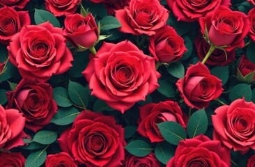 Obraz premium Rose flower pattern. Bordo background,