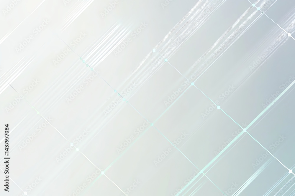 Poster abstract geometric pattern with diagonal lines and connected points
