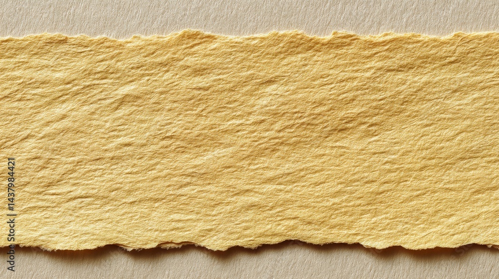 Poster Close-up view showcases the intricate textures of handmade parchment with organic fibers, emphasizing its vintage appeal and rustic charm for design use