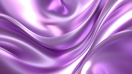 Obraz premium Fluid, lustrous folds of shimmering, purple fabric.