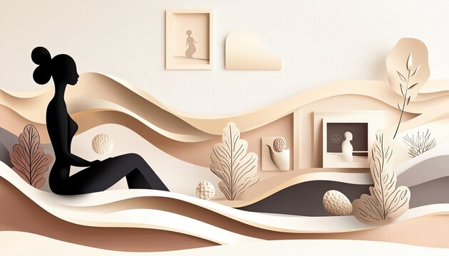 A quiet and heartfelt horizontal illustration for Widows Day