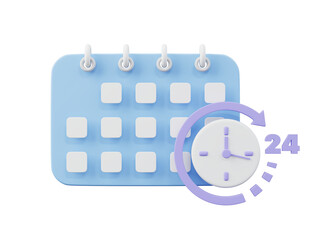 3D Rendering Timing and calendar