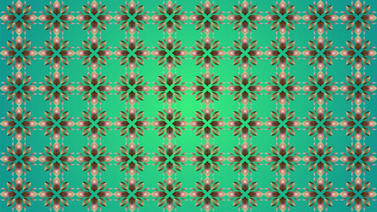 Ethereal Bloom of Symmetric Petals