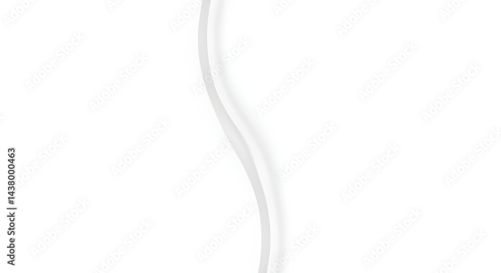Poster delicate subtle abstract curve gradient on white backdrop for elegant design