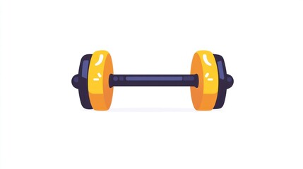 Fototapeta premium Dumbbell fitness workout gym exercise equipment