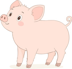 Cute pigillustration