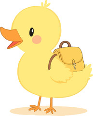 Cute duck illustration